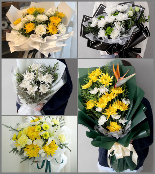 广东湛江市廉江市青平镇香山村白事花束代送
